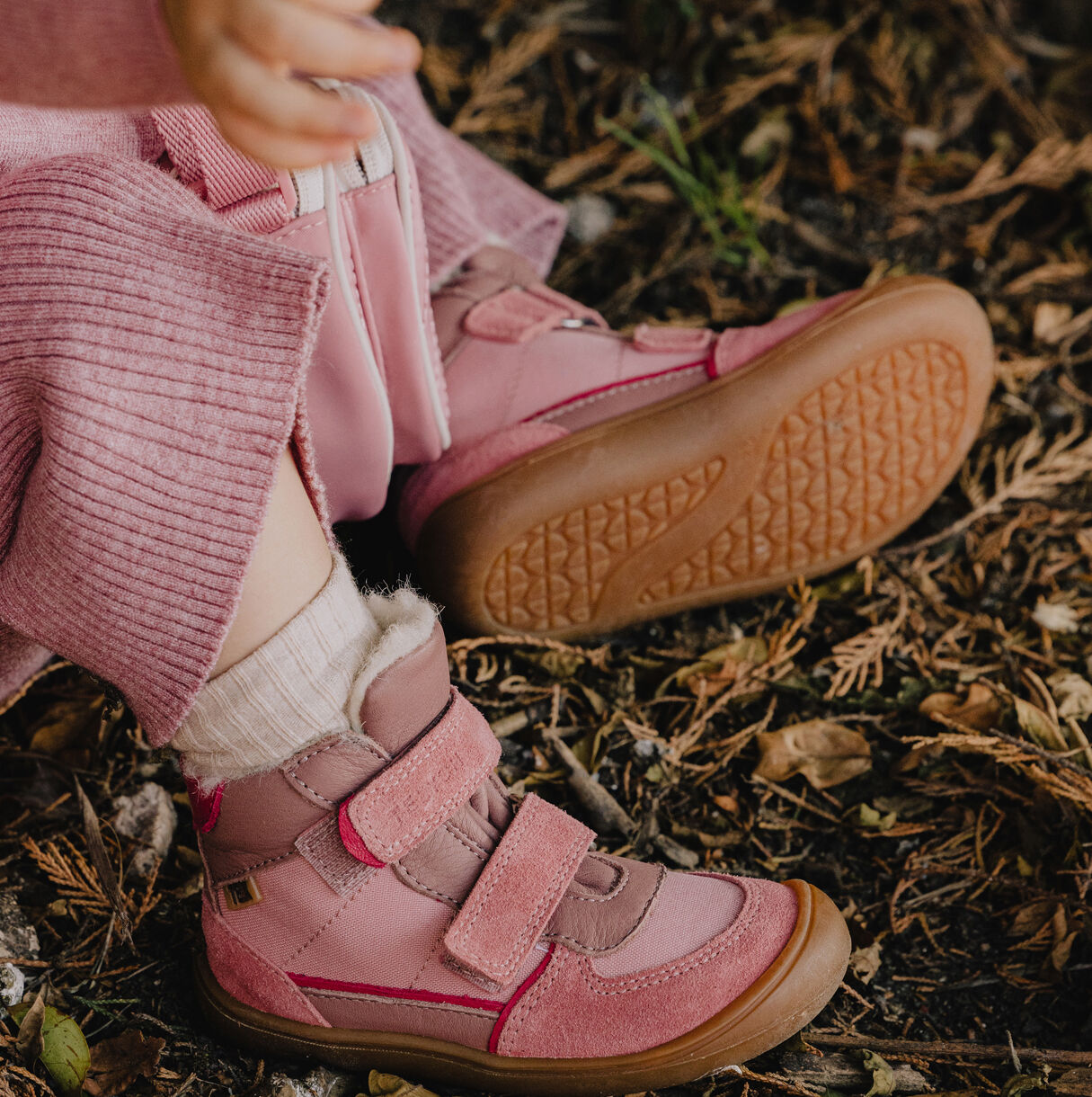 Kinder barfußschuhe mit Wolle