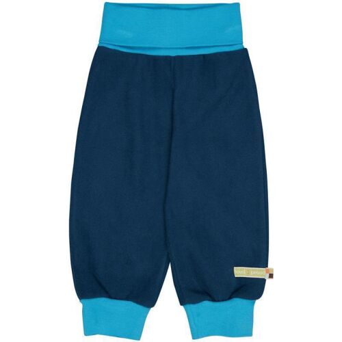 Loud + Proud Baumwollfleece-Hose blau/hellblau, BIO
