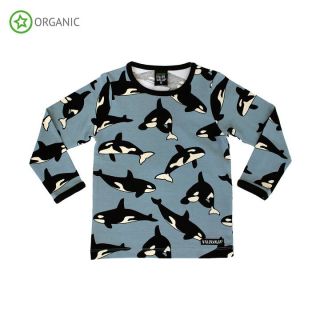 VV Langarm-shirt Whale cement