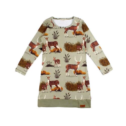 Walkiddy Kleid Rehe familie DF221, BIO