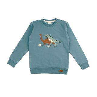 Walkiddy Sweater Dino petrol FD501, BIO
