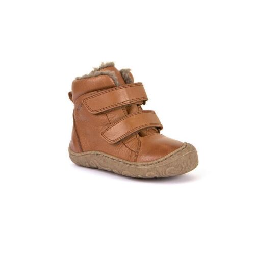 Froddo Lauflernschuhe/Winterschuhe Wolle mit klett cognac