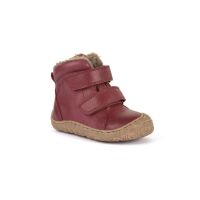 Froddo Lauflernschuhe/Winterschuhe Wolle mit klett bordeaux