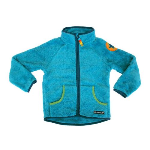 Villervalla Flauschfleece-Jacke Fjord