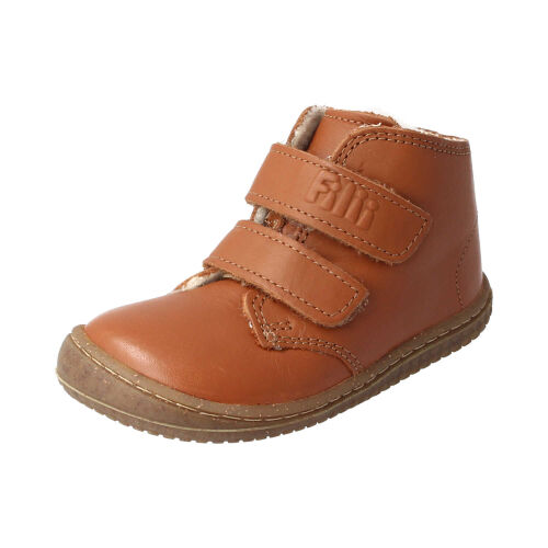 Filii Eco Lauflerner chestnut mit klett mit Wollfilzfutter, Bio Leder