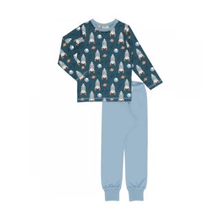 MM Pyjama Set Raketen- Ready to take off blau, BIO