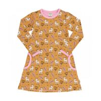 MM Langarm-Kleid gelb Poppy Deer, Bio
