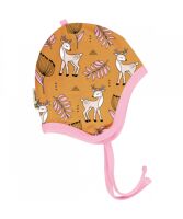 Maxomorra Babyhaube gelb-Poppy Deer,Bio