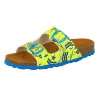 Lico Schlapfen Bioline Top 560231 neongelb/blau