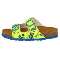 Lico Schlapfen Bioline Top 560231 neongelb/blau