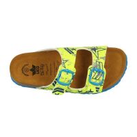 Lico Schlapfen Bioline Top 560231 neongelb/blau