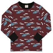 Meyadey Langarm-Shirt Helicopter Sky, Bio