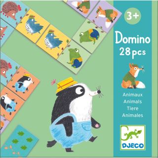 Djeco Domino Frosch 28 Teile