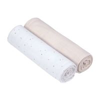 Lässig 2pack XL Stoffwindel aus Baumwolle Punkte/rosa