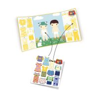 Djeco Dicke und positionerbare Stickers Kleider