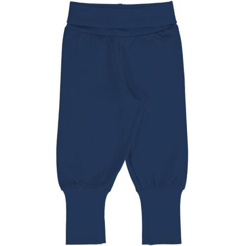 Maxomorra Baby Mitwachshose uni Solid Navy, Bio