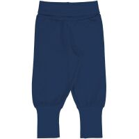 Maxomorra Baby Mitwachshose uni Solid Navy, Bio