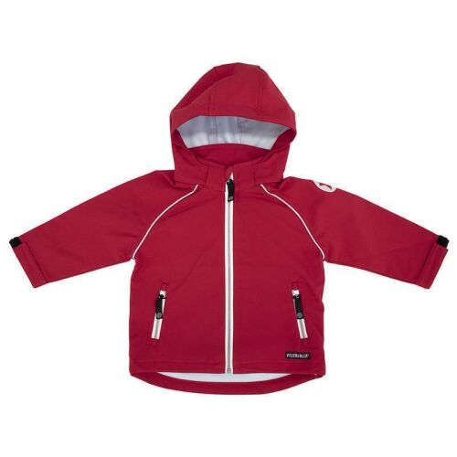 Villervalla Softshell Funktionsjacke rot Tango
