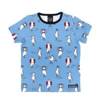 Villervalla Kurzarm-shirt  LGT Water blau