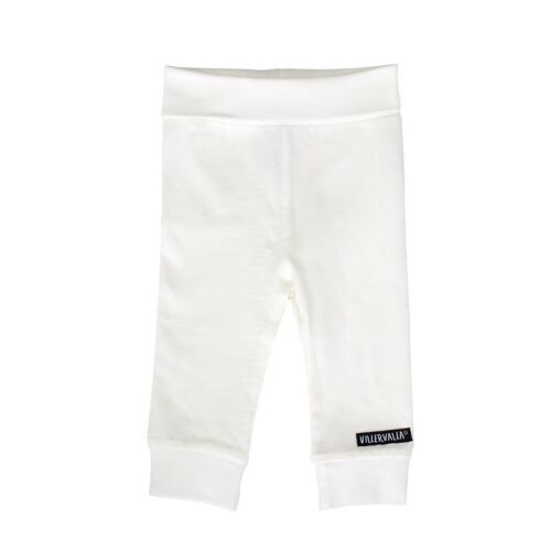 Villervalla  Babyhose Marble weiß BIO