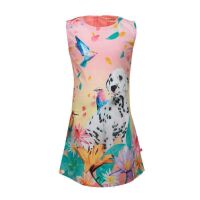 Someone Sommer Kleid Dalmatiner pink