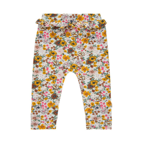 Minymo Babyhose 611088 Blumen mit Rüschen