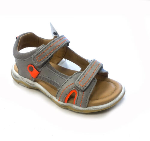 Telyoh Sandalen 2802 grau/neonorange