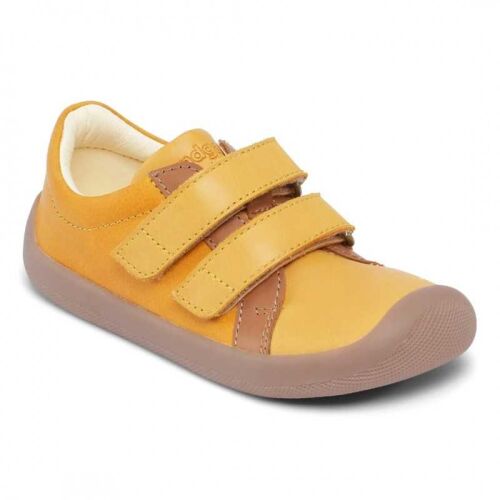 Bundgaard Barfuß Halbschuhe Walker Velcro 807 gelb/senf