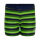Color Kids Badehose gestreift grün/navy