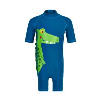 CK UV-Badeanzug Krokodil blau UPF 50+