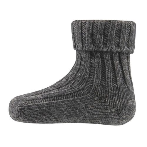 Ewers Schurwolle Socken Fb.3400 graumeliert