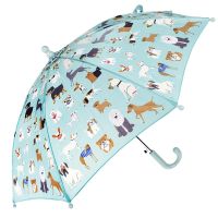 Rex Regenschirm Hunde hellblau