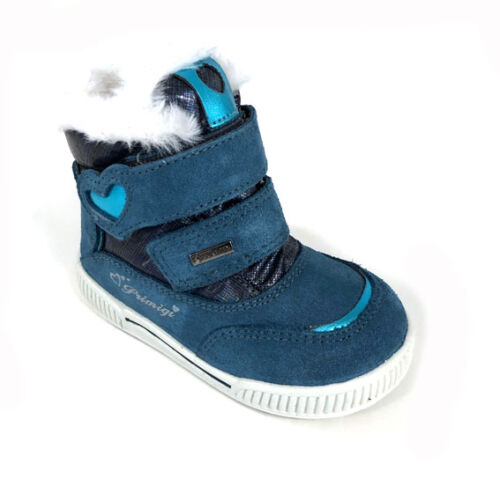 Primigi Winterschuhe petrol mit Herz 8364444,Tex