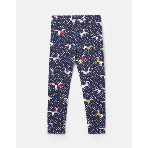 Joules Leggings Pferde navy/weiße Punkte, BIO