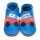Inch Blue Lederpatschen Firetruck blau/rot