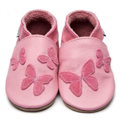 Inch Blue Lederpatschen Schmetterlinge pink, Box