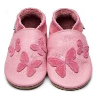 Inch Blue Lederpatschen Schmetterlinge pink, Box