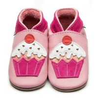 Inch Blue Lederpatschen Cupcake pink/weiß, Box