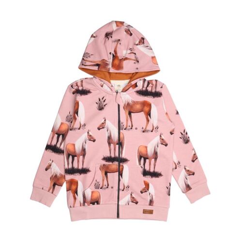 Walkiddy Kapuzenjacke Beauty Horses N-BH-223 , BIO