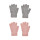 Celavi Finger-Handschuhe 2-pack rosa/grau 1/2