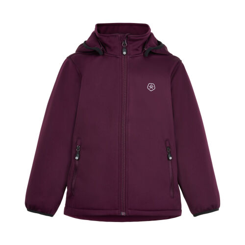 Color Kids Softshelljacke pflaume