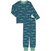 Meyadey Pyjama Set Crocodile Water, BIO