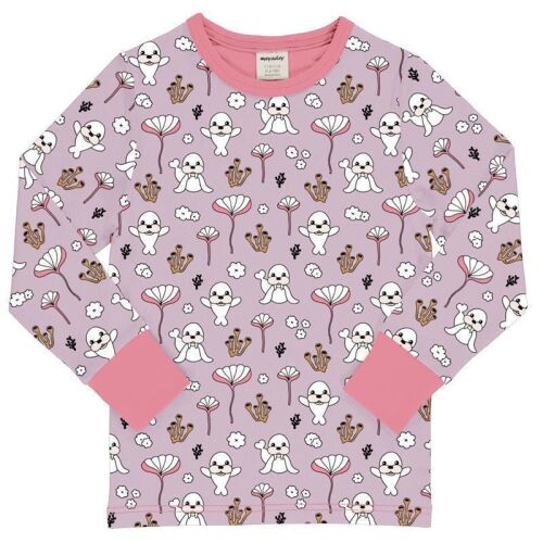 Meyadey Langarm-Shirt Coral&Seal,BIO