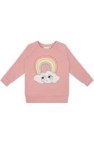 DS Sweatshirt Regenbogen pink