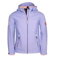 Trollkids Softshell Funktionsjacke dusty blue/navy/altrosa