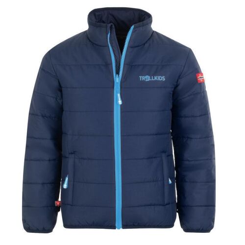 Trollkids weiche Steppjacke Trondheim navy
