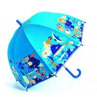 Djeco Regenschirm Unter dem Wasser blau