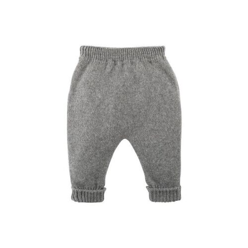 Pure Pure Baby-Hose Alpaka graumeliert, BIO
