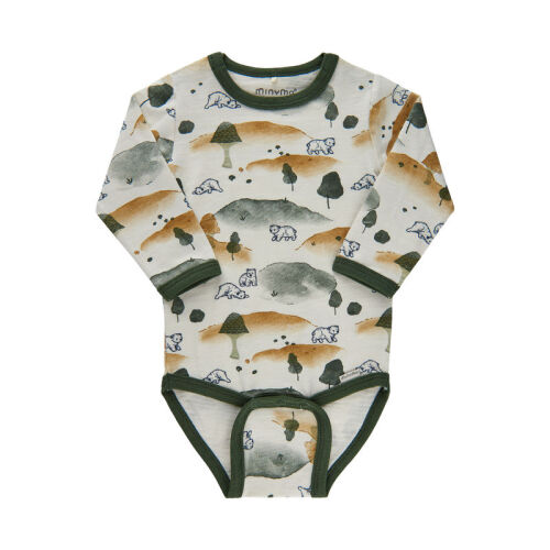 Minymo LA-Body Bär&Wald grün/birch
