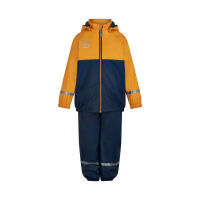 Color Kids gefütterte Regenjacke 5822-371 orange/navy